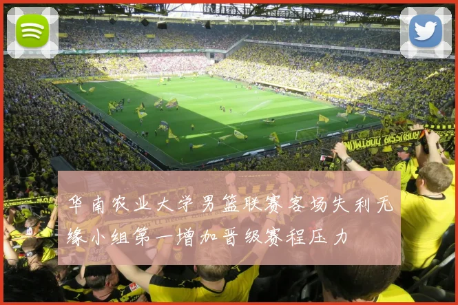 华南农业大学男篮联赛客场失利无缘小组第一增加晋级赛程压力